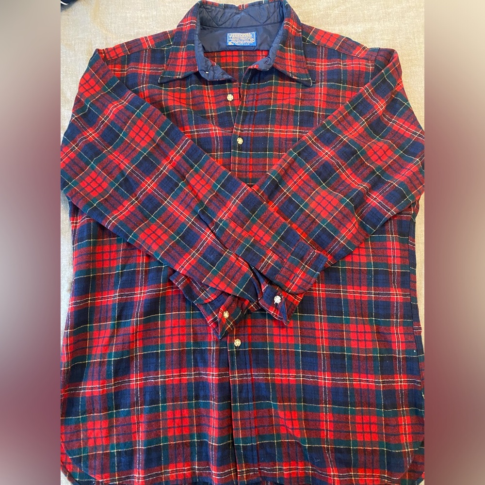 Mens Pendleton Wool button up XL